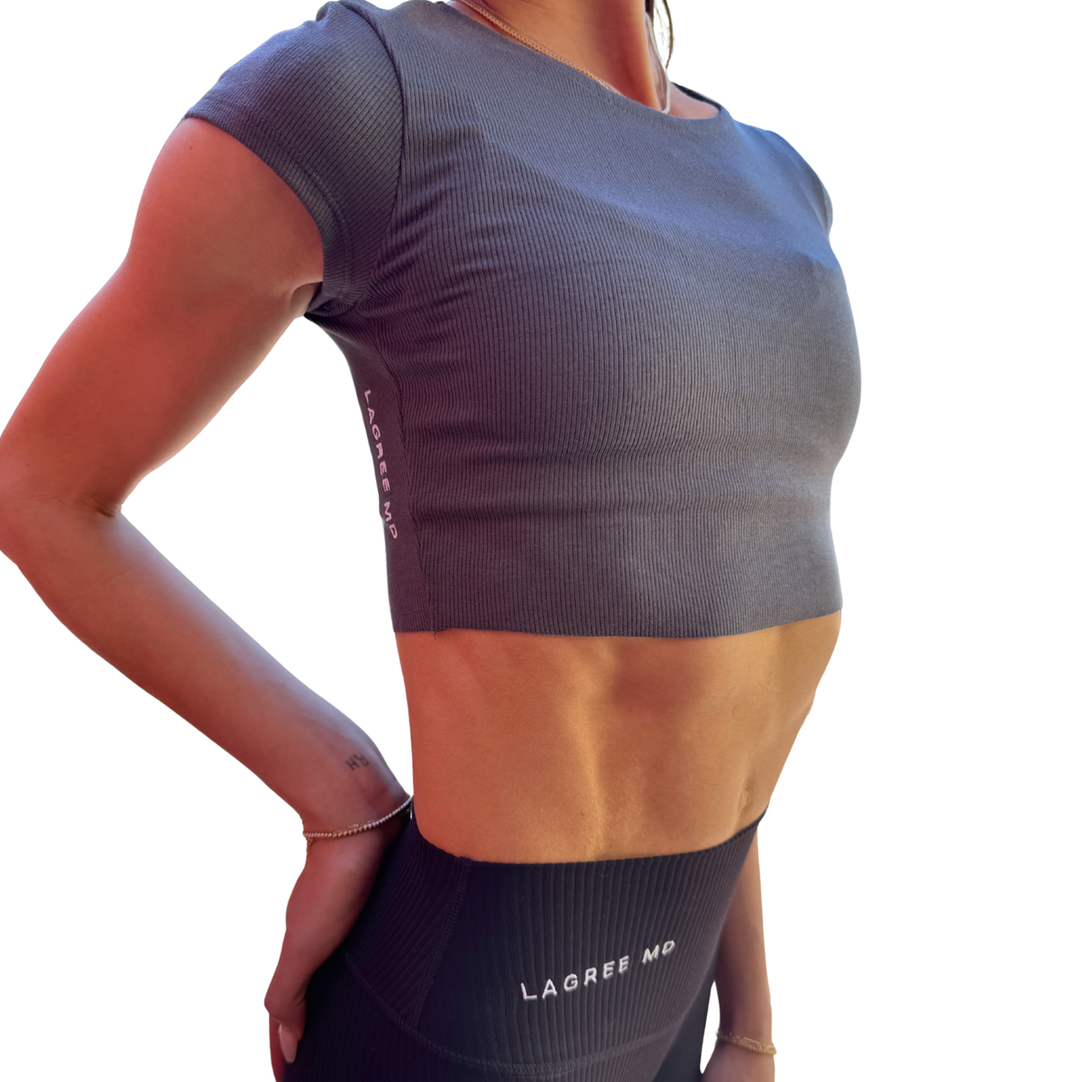 Talentless | Raw Hem Crop Baby Tee