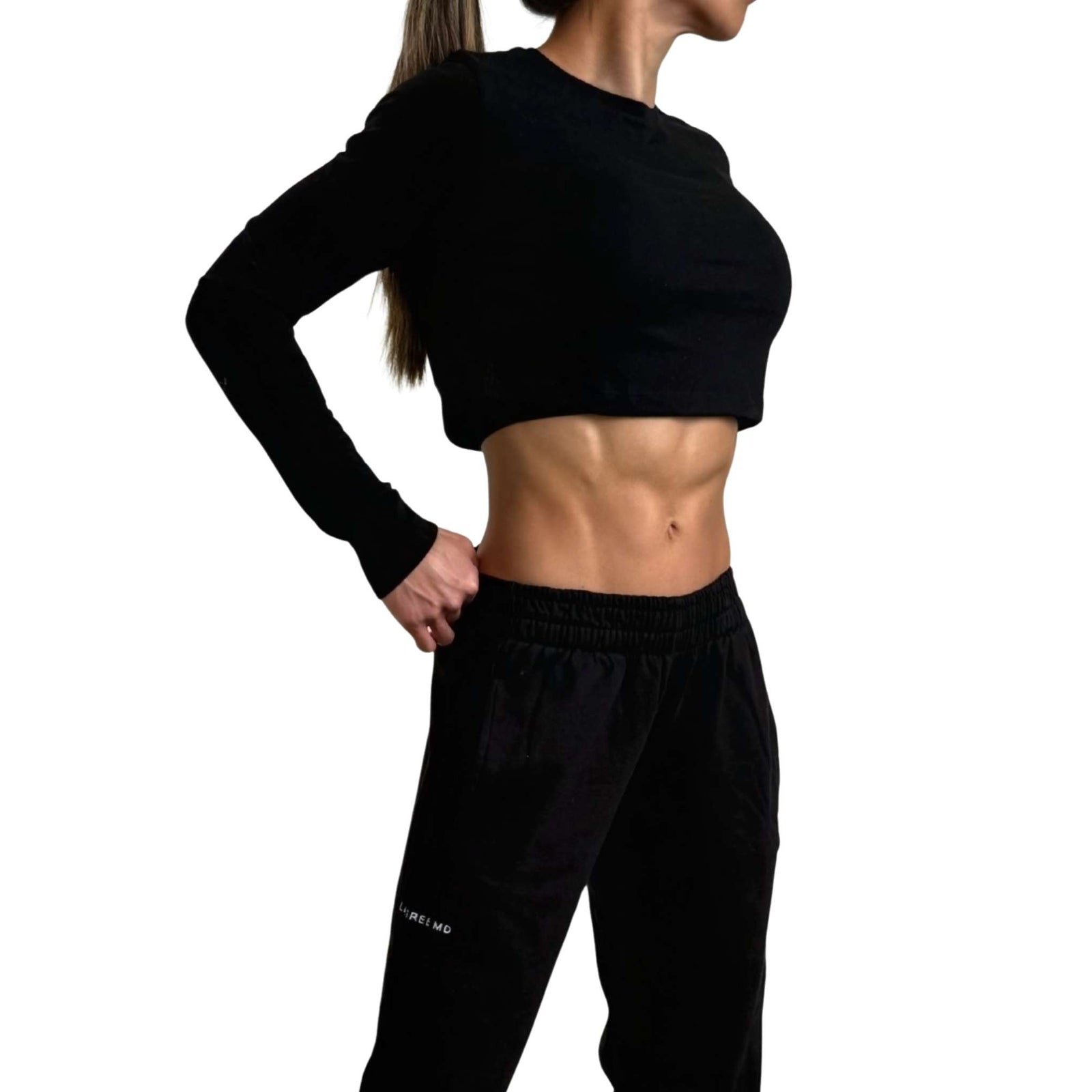 Talentless | Crop Long Sleeve Tee